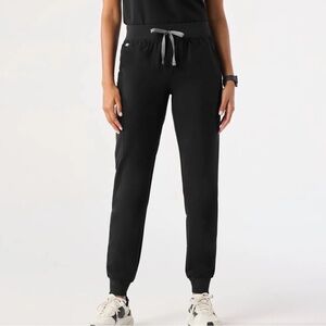 FIGS Technical Collection Yola Jogger Scrub Pants - Black - Size M